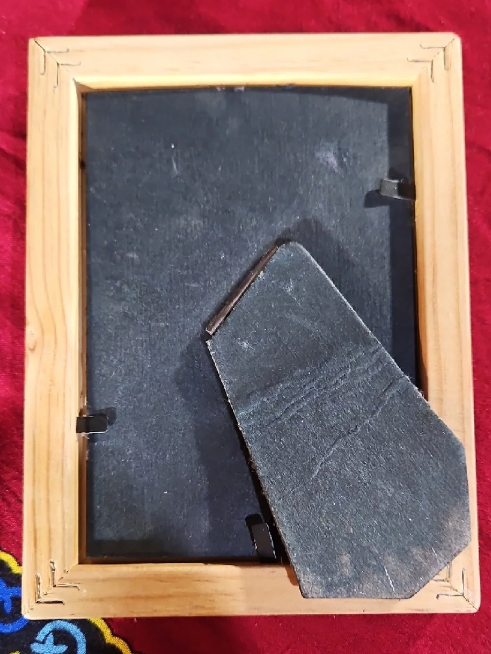 Vtg. Natural Wood Photo Frame, Set of 3